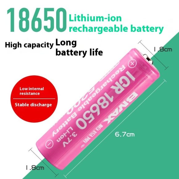 18650 Lithium Battery 37V Power Torch - Image 3