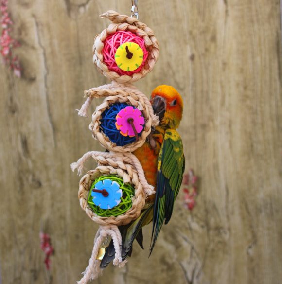 Parrot Supplies Pet Bird Toy Bite Toy Ran Vine Bal Twist String - Image 7