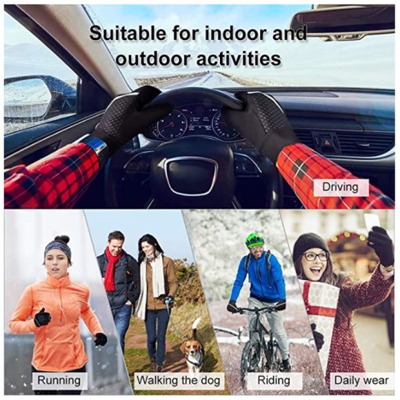 Warm Bicycle Cycling Gloves Silicone Non-slip - Image 3