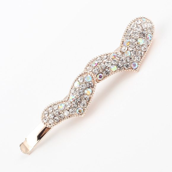 Women's Korean-style Heart Shape Rhinestone Hair Accessories - Image 3