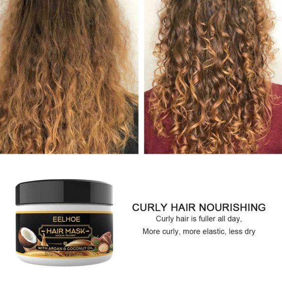 Men's And Women's Styling And Fluffy Hair Care Essential Oil Elastin - Image 4