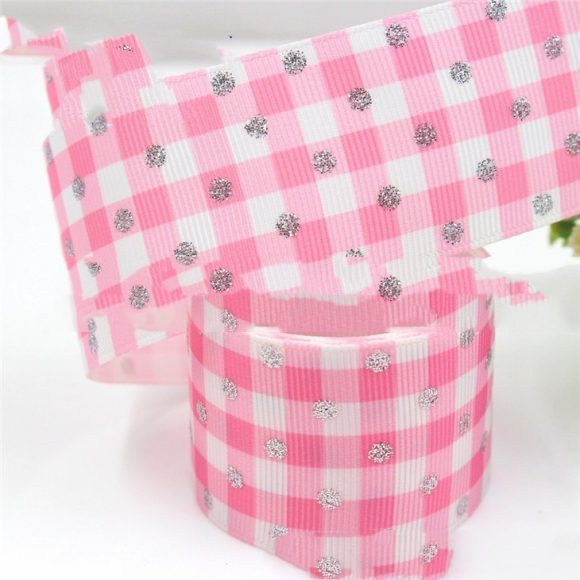 25mm Plaid Laser Silver Thermal Transfer Thread Ribbon - Image 9