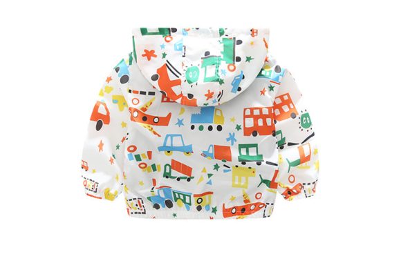Boys And Children's Jackets Airplane Printed Baby Windbreaker Jackets - Image 5