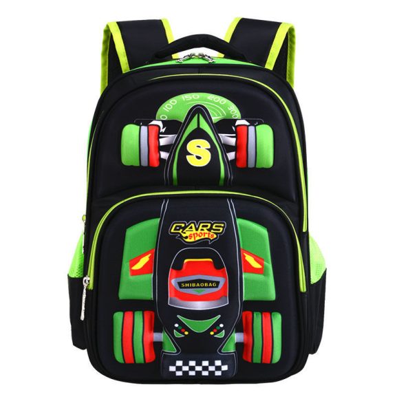 Three Dimensional Car Boys Primary School Trolley School Bag - Image 2