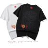 Embroidered Dragon Pattern Round Neck Cotton Top - Image 7