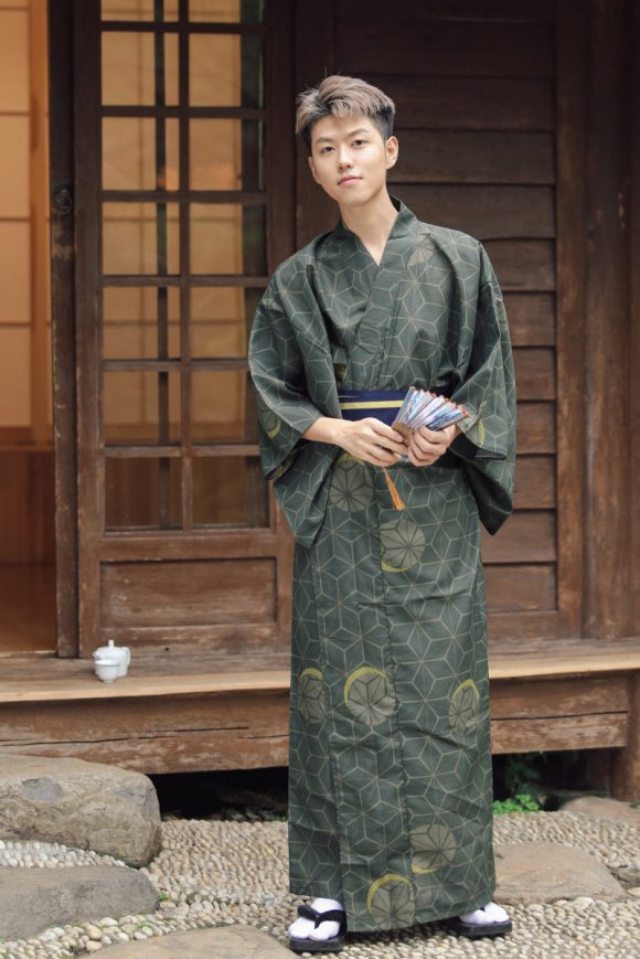 Japanese Kimono Male Traditional Samurai Gentleman - Image 5