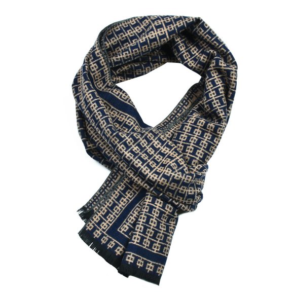 Double-sided Thick Warm Korean Men's Knitted Scarf - Image 6
