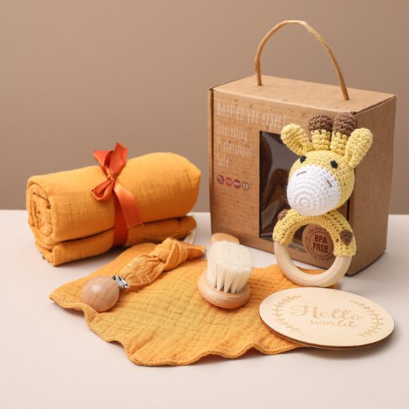 Bopoobo 1Set Bath Toys Set Kid Swaddle Wrap Baby Milestones - Image 7