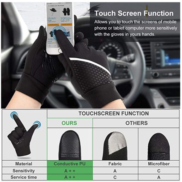 Warm Bicycle Cycling Gloves Silicone Non-slip - Image 5