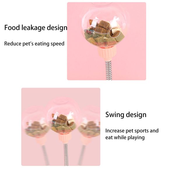 Pet Feeder Cat Toy Pets Leaking Food Ball Self-Playing Tumbler Funny Swing Feeder Puzzle Toys Playing Training Dispenser Bowl - Image 8