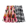 Spring And Summer Square Printing Midi Dress - Image 6
