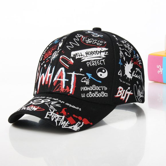 Casual Graffiti Baseball Hat - Image 3