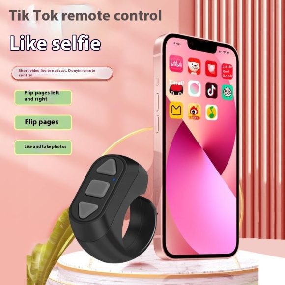 Ring Bluetooth Remote Control Lazy People Brush Magic Tool - Image 3