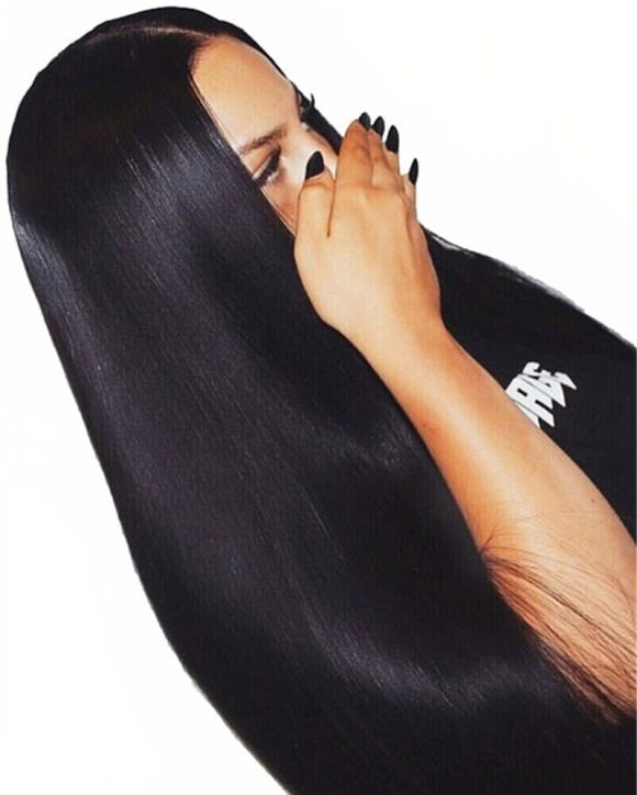 Front Lace Wigs Women High Quality Large Straight Hair - Image 4