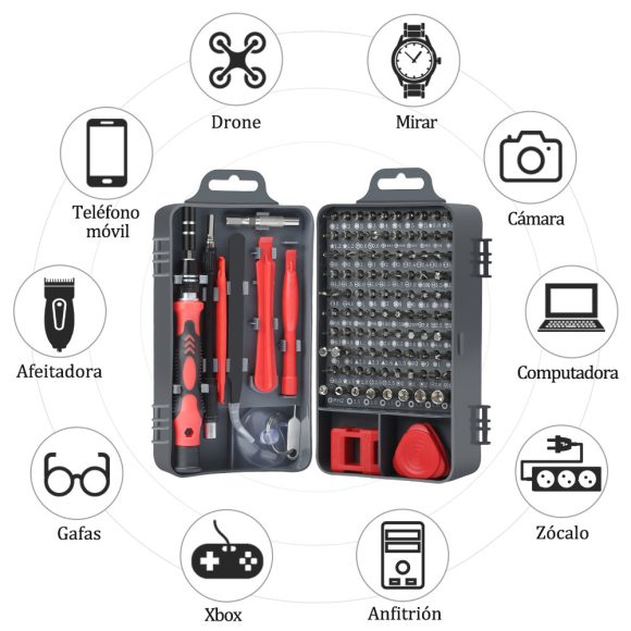 Screwdriver Set Multi-function Screwdriver Set Bit Head Watch Game Machine Disassembly Tool - Image 5