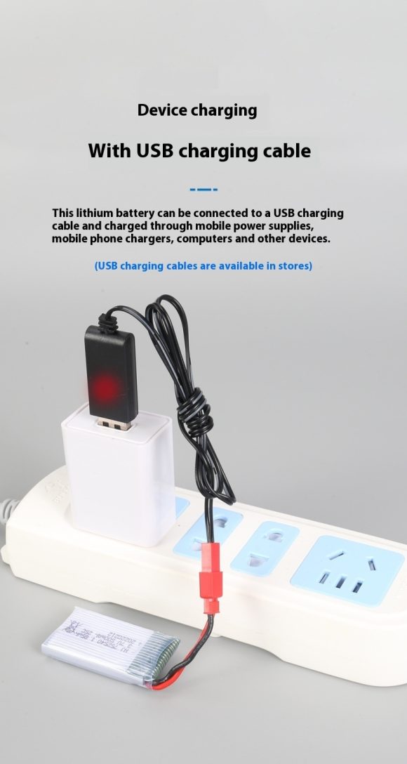 37V 500mAh Model Airplane Battery X5C - Image 3