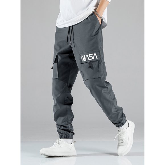 Straight Ankle Tied Wear-resistant Overalls Casual Pants - Image 2