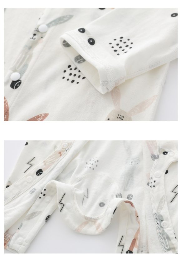 Light And Soft Bamboo Fiber Baby Jumpsuit - Image 4