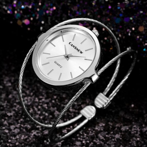 Starry Sky Simple Design Women's Steel Wire Bracelet Watch - Image 4