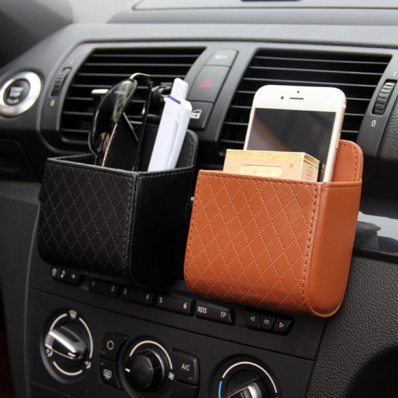 Car Storage And Storage Hanging Bag, Air Outlet Storage Bucket - Image 4