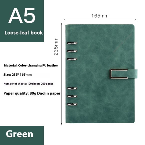 A5 Notebook Loose-leaf Removable Notepad Business Office Meeting - Image 7
