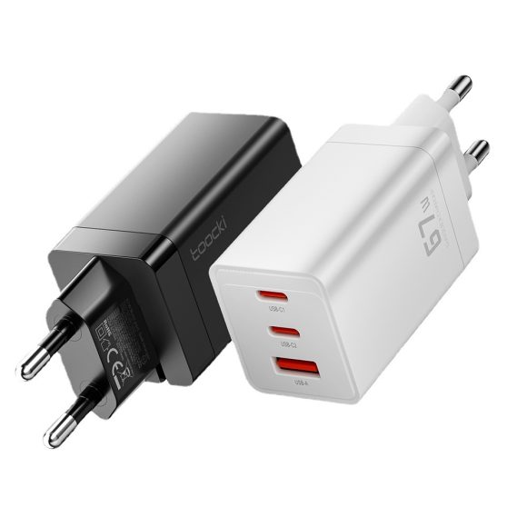 67W Pole Charger Gallium Nitride Three-port Fast Charging Charger - Image 5