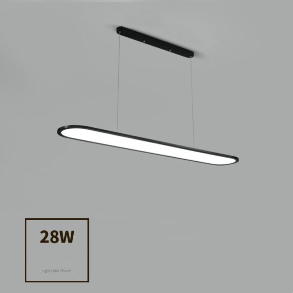 Modern Simple Creative Strip Bar Led Office Lighting Restaurant Chandelier - Image 10