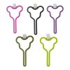 Pet Poop Bag Holder Hands-free Fixed Clip Dog Walking Cleaning Supplies Pet Cat Dog Poop Bag Dispenser Velcro Color Random