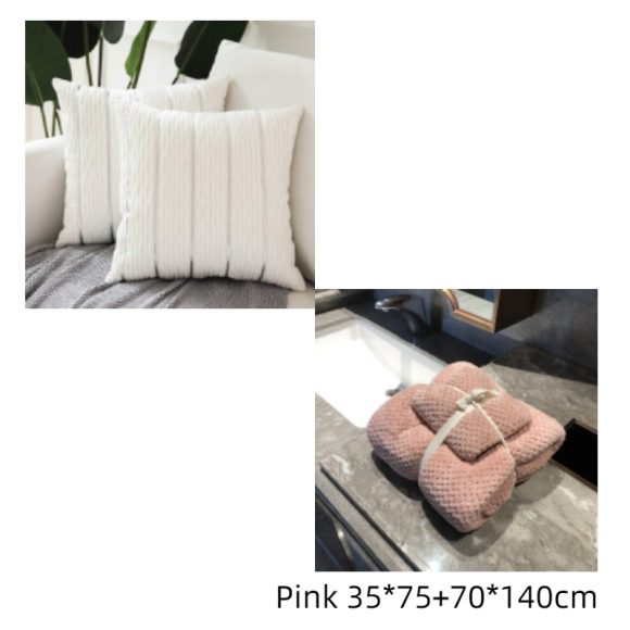 Simple Luxury Striped Velvet Pillow Cover Pillow Cushion Cover Pillow Case Covers for Sofa Flannel Velvet Sofa Cushion Cover - Image 10