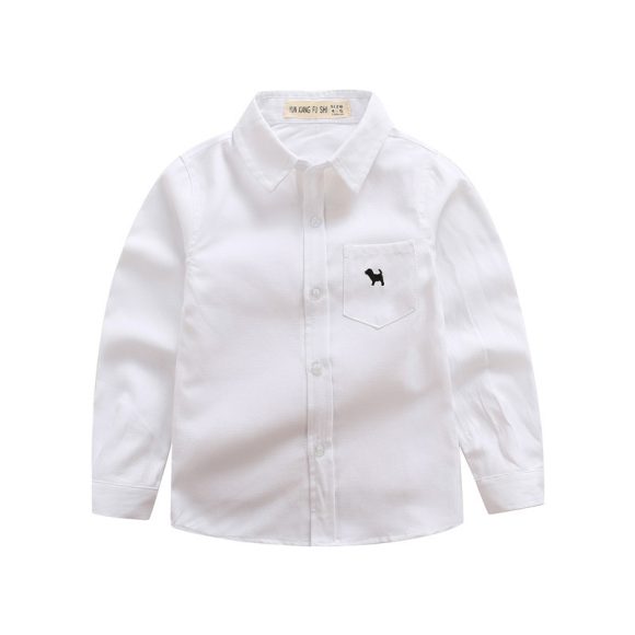 Children's Shirts Boys' Long-sleeved Shirts - Image 5