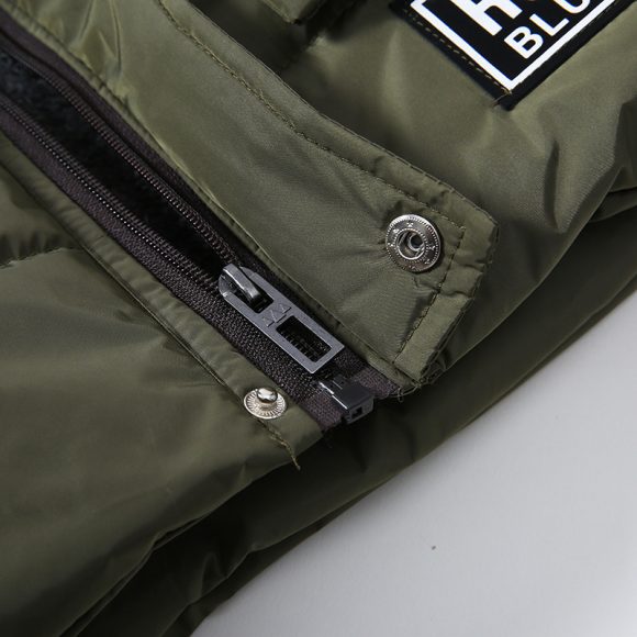 Boys Large Fur Collar Padded Warm Cotton Jacket - Image 4