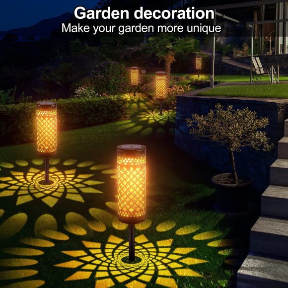 Metal Solar-powered Lawn Lamps Courtyard Decorative Waterproof - Image 2