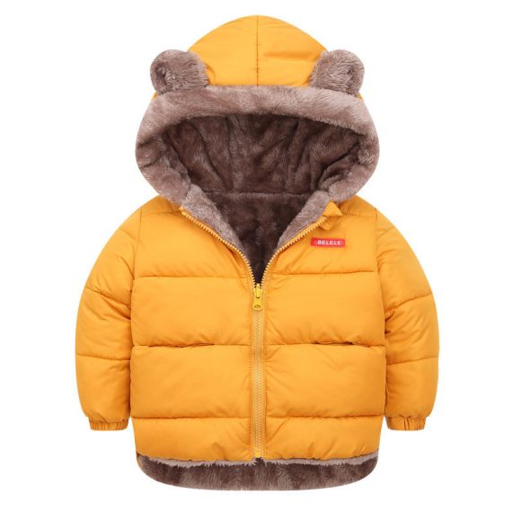 Boy's Cotton-padded Winter Jacket, Children's Cotton-padded Jacket, Double-sided Wear - Image 2