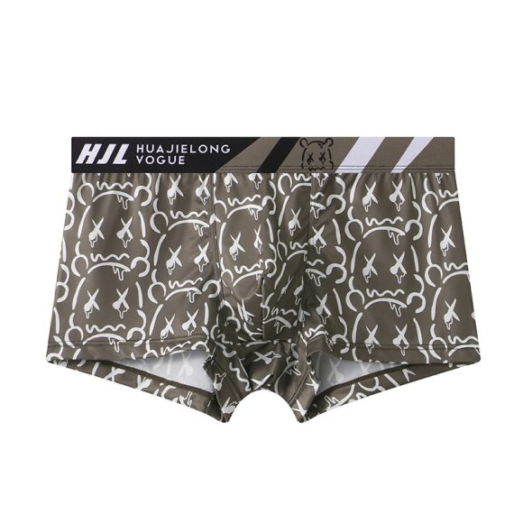 Men's Multi-color Printing Slim Fit Breathable Boxers - Image 6