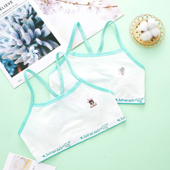 Primary School Students Development Period Girls Bra Sports Children's Underwear Vest - Image 3