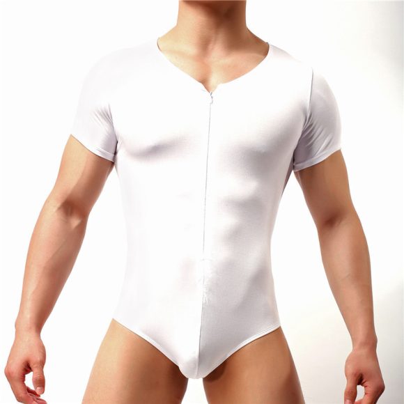 Men's Stretch Tight Exercise Fitness Breathable Body Shaping Vest One-piece Suit - Image 5