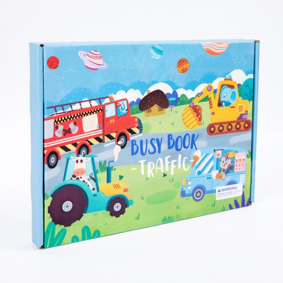 Children's Early Education Educational Velcro Hand Tear Pull Book Baby Quiet Paste Book Toy - Image 10