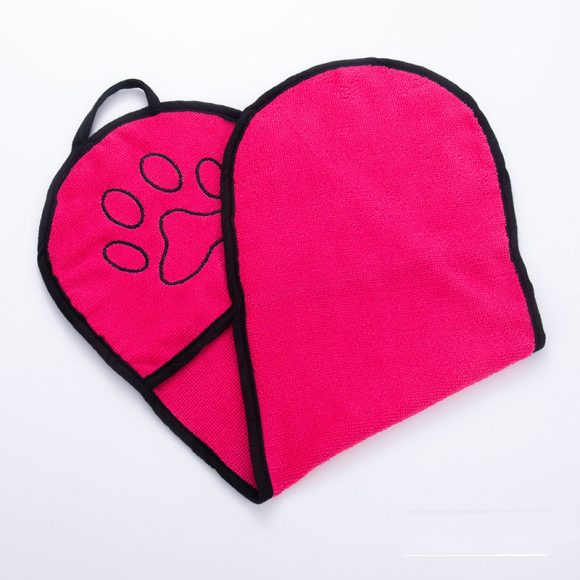 Solid Color Water Towel Dog Cat Pet Bath Towel - Image 4