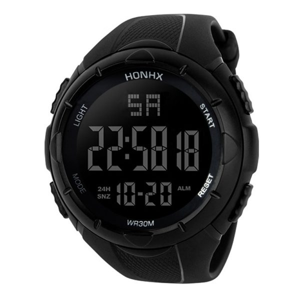 Men's Electronic Watch Negative Black Large Screen Sport Watch - Image 9