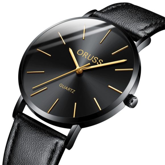 Men's Light Luxury Ultra-thin Belt Watch - Image 2