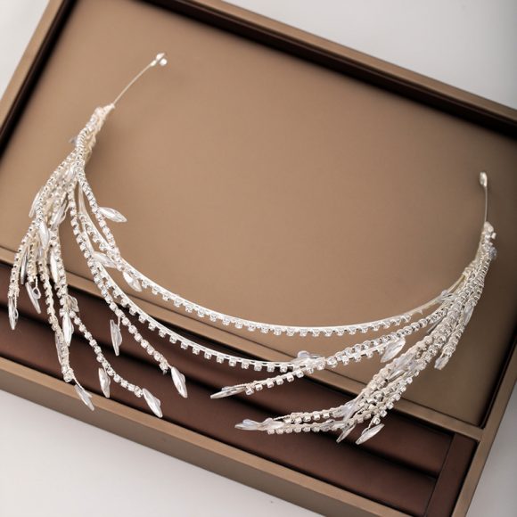 Simple Golden Alloy Double Mesh Headband - Image 4