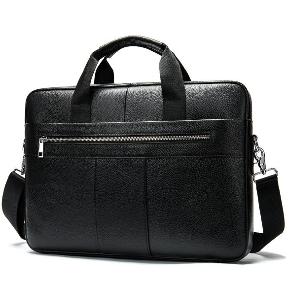 Men's Leather Briefcase Business Men's Bag First Layer Cowhide Portable - Image 8