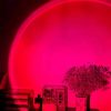 Rechargeable Rainbow Projection Lamp Sunset Lamp Projection Atmosphere Sunset Lamp - Image 2