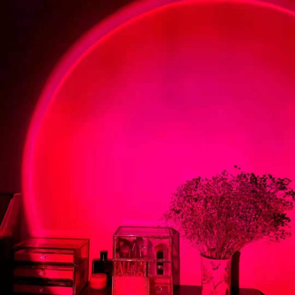 Rechargeable Rainbow Projection Lamp Sunset Lamp Projection Atmosphere Sunset Lamp - Image 2
