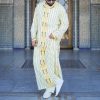 Men's Casual Straight Type Long Striped Shirts - Image 4