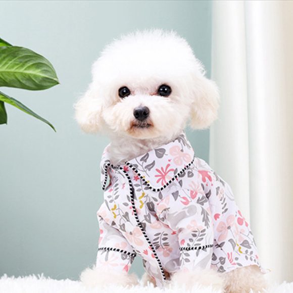 French Small Incense Style Fighting Pet Clothes Dog Pajamas - Image 6