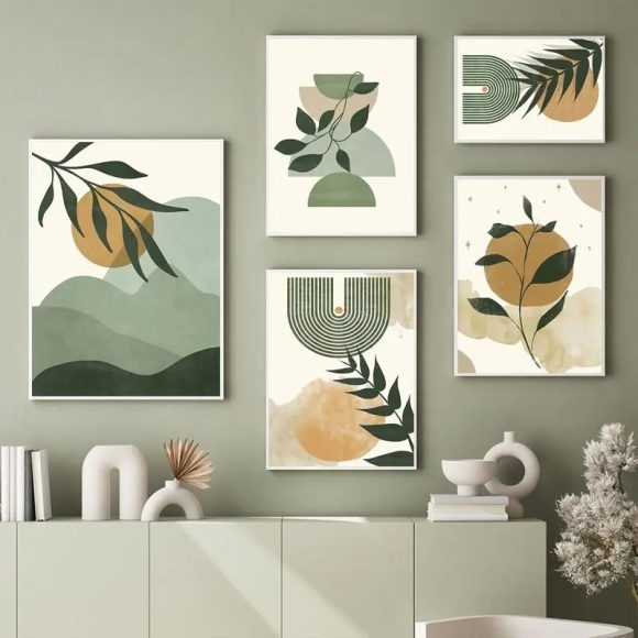 Green Plant Decorative Painting - Image 4