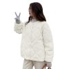 Korean Style Down Cotton Jacket Women's Short Light Round Neck - Image 6