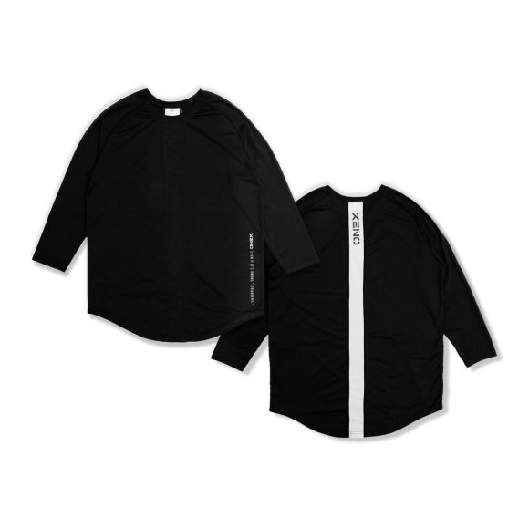 Back Vertical Letter Sports T-shirt Fitness Long Sleeve - Image 4