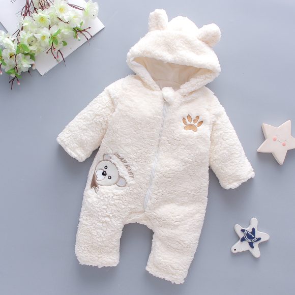 Winter Baby Boy Girl Romper Cotton Clothes - Image 2